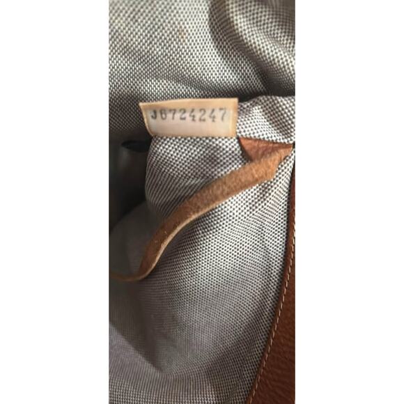 Dooney & Bourke Red Tweed Handbag with Leather Accents - Picture 8 of 10